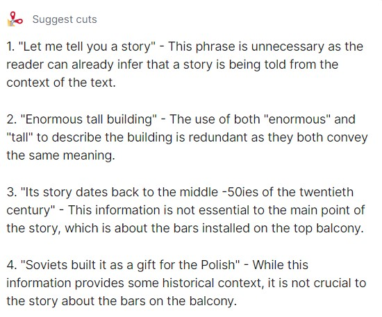 Sugerowane przez aplikację skróty