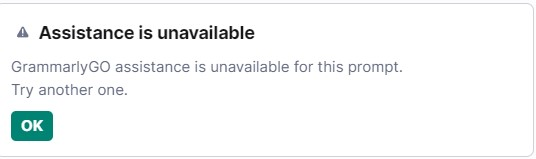 Narzędzie do pisania po angielsku Grammarly Go